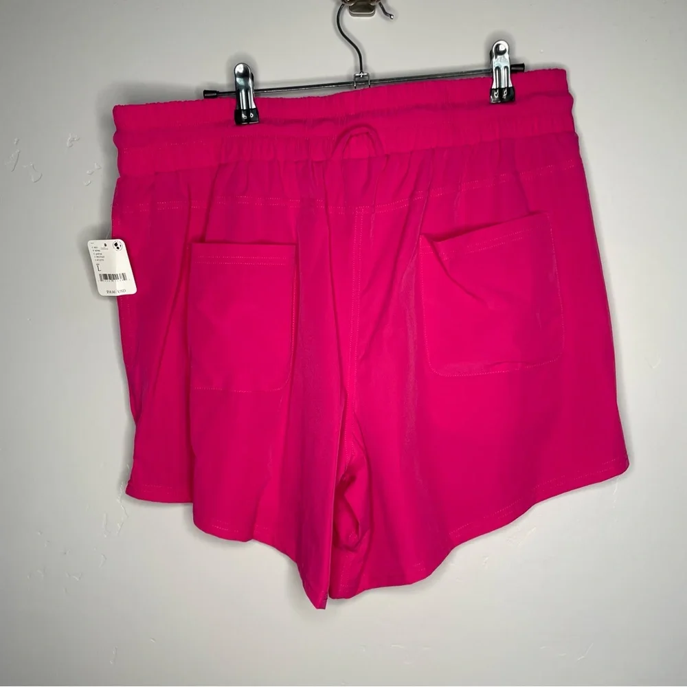 NWT Free People‎ Movement Levitate Shorts Large Pink